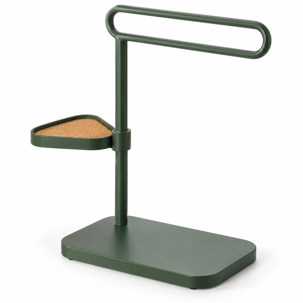 Porte-serviettes de lavabo avec tablette pivotante