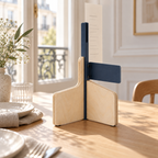 Support de menu pliable avec porte-étiquette