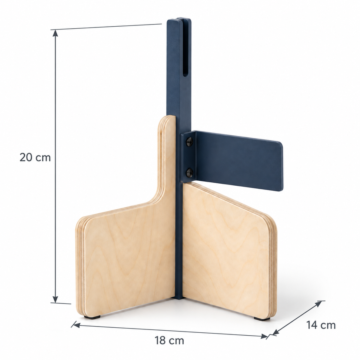 Support de menu pliable avec porte-étiquette